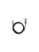 LC-Power, USB-C/DP cable, 2m, 4K 60 Hz, 2K 120 Hz, black 