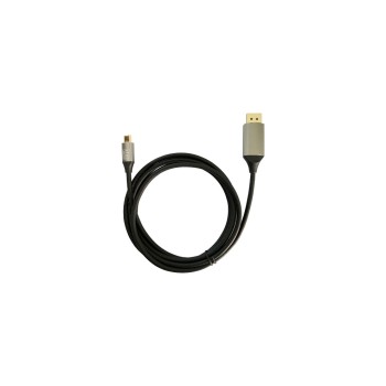 LC-Power, USB-C/DP cable, 2m, 4K 60 Hz, 2K 120 Hz, black  LC-Power, USB-C/DP cable, 2m, 4K 60 Hz, 2K 120 Hz, black