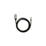 LC-Power, USB-C/HDMI Kabel, 2m, 4K 60 Hz, Schwarz