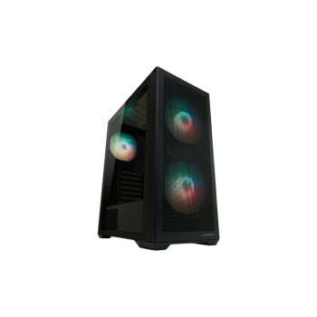 Lc-Power Midi Tower LC-717B-ON, black , 4x 2,5 + 3x 3,5 intern Lc-Power Midi Tower LC-717B-ON, black , 4x 2,5 + 3x 3,5 intern