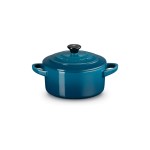 Le Creuset Plat à gratin Mini Cocette Rond, Deep teal