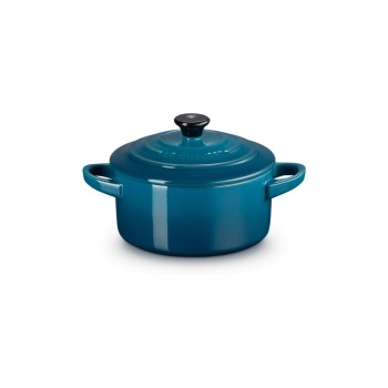 Le Creuset Plat à gratin Mini Cocette Rond, Deep teal