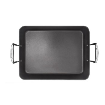 Le Creuset Plat à gratin ALU-BRATREINE Angulaire, Noir