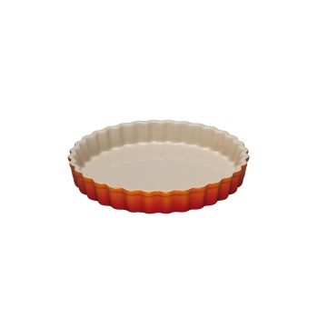 Le Creuset Moule à tarte 28 cm, Rouge four