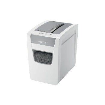 Leitz Aktenvernichter IQ Slim Office, P-4, 8 Blatt, sehr leise, grau/weiss Leitz Aktenvernichter IQ Slim Office, P-4, 8 Blatt, sehr leise, grau/weiss