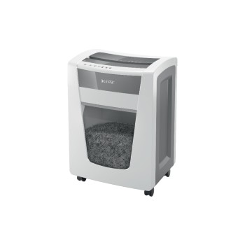 Leitz Aktenvernichter IQ Office Pro, P-5, 15 Blatt, grau/weiss Leitz Aktenvernichter IQ Office Pro, P-5, 15 Blatt, grau/weiss