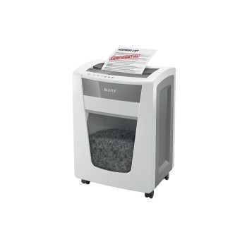 Leitz Aktenvernichter IQ Office Pro, P-4, 20 Blatt, grau/weiss Leitz Aktenvernichter IQ Office Pro, P-4, 20 Blatt, grau/weiss