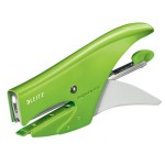 Leitz WOW Heftzange, grün met., 30 Blatt, Metall, Blister