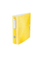 Leitz WOW Qualitäts-Ordner 180° Active, gelb metallic, breit