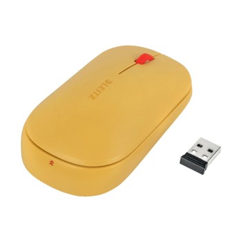 Fellowes Souris Cosy sans fil Jaune chaud Fellowes Souris Cosy sans fil Jaune chaud