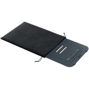 Leitz Ergo Ultraflacher Laptopständer, höhenverstellbar, Aluminium Leitz Ergo Ultraflacher Laptopständer, höhenverstellbar, Aluminium