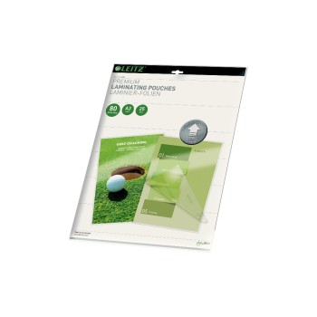 Leitz iLAM UDT Heisslaminierfolien A3, 80 mic, 25 Stück Leitz iLAM UDT Heisslaminierfolien A3, 80 mic, 25 Stück