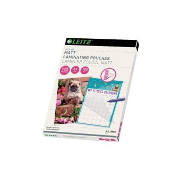 Leitz iLAM Heisslaminierfolien matt A4, 125 mic, 100 Stück Leitz iLAM Heisslaminierfolien matt A4, 125 mic, 100 Stück