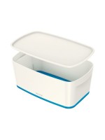 Leitz Boîte de rangement MyBox Petit Blanc; Bleu