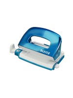 Leitz WOW Kleiner Locher NeXXt, blue metallic, 10 Blatt, Metall
