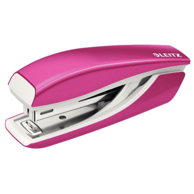 Leitz WOW Mini-Heftgerät NeXXt, pink metallic, 10 Blatt, Metall Leitz WOW Mini-Heftgerät NeXXt, pink metallic, 10 Blatt, Metall