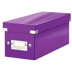 Leitz Boîte de rangement CD Click&Store violet