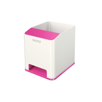 Leitz WOW Sound Stifteköcher Duo Colour, pink metallic Leitz WOW Sound Stifteköcher Duo Colour, pink metallic