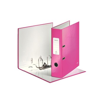 Leitz WOW Qualitäts-Ordner 180°, pink, breit