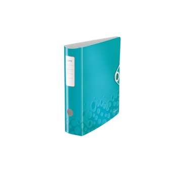 Leitz WOW Qualitäts-Ordner 180° Active, eisblue metallic, breit