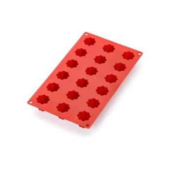 Lékué Backform Cannelé Bordelaise Mini, Silikon, red