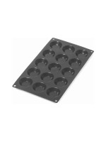 Lékué Tartelettebackform 15 Mulden, Silikon, black 