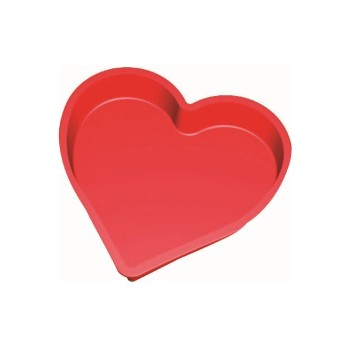 Lékué Moule à pâtisserie à motif Coeur, silicone, Noir