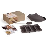 Lékué Set di teglie da forno silicone, Marron