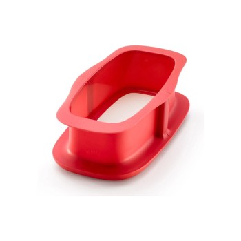 Lékué Moule à charnière avec assiette, Silicone / céramique, 24 cm