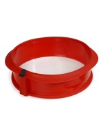 Lékué Moule à charnière avec plaque en céramique, silicone / céramique, 23 cm