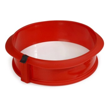 Lékué Moule à charnière avec plaque en céramique, silicone / céramique, 23 cm