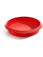 Lékué Moule de cuisson Silicone, ø 26 cm, rouge