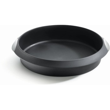 Lékué Moule de cuisson Silicone, ø 26 cm, noir