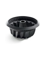 Lékué Moule de cuisson Silicone, ø 22 cm, noir