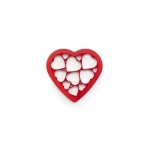 Lékué Ausstechform Herz, Rot