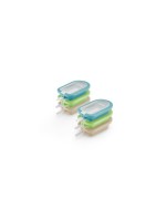 Lékué Moules à glaces sur bâtonnets de style méditerranéen, lot de 6 Multicolore