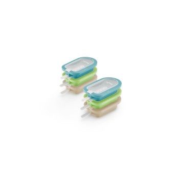 Lékué Moules à glaces sur bâtonnets de style méditerranéen, lot de 6 Multicolore Lékué Moules à glaces sur bâtonnets de style méditerranéen, lot de 6 Multicolore