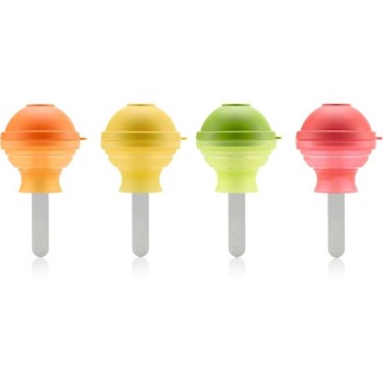 Lékué Moules à glaces sur bâtonnet, lot de 4 Multicolore Lékué Moules à glaces sur bâtonnet, lot de 4 Multicolore