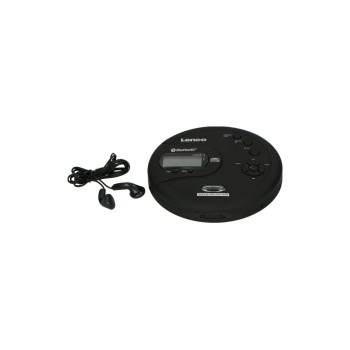 Lenco CD-300, CD / MP3 Player, BT, black , Bluetooth, portabel, with Kopfhörer Lenco CD-300, CD / MP3 Player, BT, black , Bluetooth, portabel, with Kopfhörer