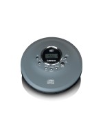 Lenco CD-400GY, CD / MP3 Player, with DAB+, portabel, with Kopfhörer and accu
