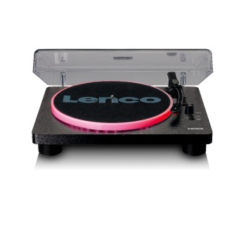 Lenco LS-50LEDBK, Plattenspieler, black , Riemenantrieb, 33/45/78 RPM, USB Lenco LS-50LEDBK, Plattenspieler, black , Riemenantrieb, 33/45/78 RPM, USB