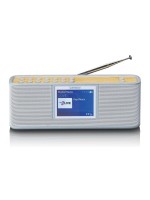 Lenco Radio DAB+ LEN PDR-046 Bambou/Blanc