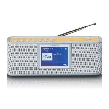 Lenco PDR-046GY, Portable DAB+ Radio, inkl. Akku, BT Lenco PDR-046GY, Portable DAB+ Radio, inkl. Akku, BT