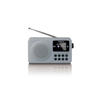 Lenco PDR-034, Kompakt Kunststoff grey Lenco PDR-034, Kompakt Kunststoff grey