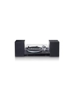Lenco LS-500 Bois noir avec réception Bluetooth
