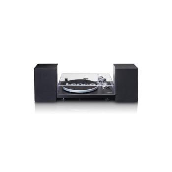 Lenco LS-500 Bois noir avec réception Bluetooth Lenco LS-500 Bois noir avec réception Bluetooth