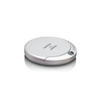 Lenco CD-201, CD / MP3 Player, silver, portabel, with Kopfhörer