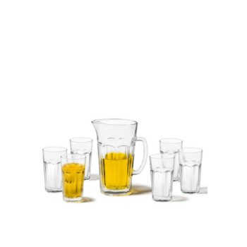 Leonardo Glas und Krug Set Rock, 7-teilig Leonardo Glas und Krug Set Rock, 7-teilig