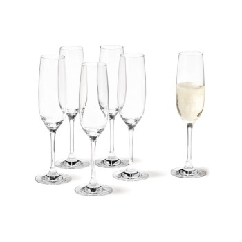 Leonardo Verre à champagne Ciao 190 ml, 6 Pièce/s, Transparent  Leonardo Verre à champagne Ciao 190 ml, 6 Pièce/s, Transparent