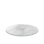 Leonardo Plat de service Marmoroptik Gris